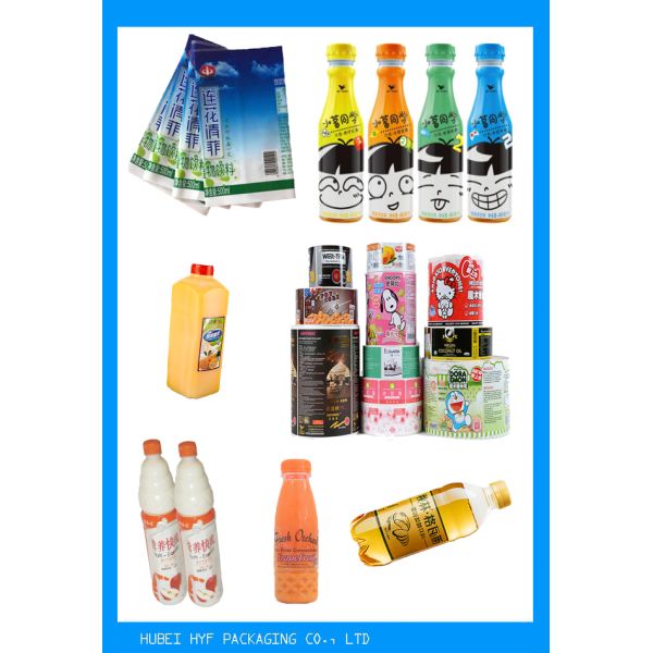 Shrink Wrap Bottle Labels Plastic Sleeve Packaging Aseptic For Medicines
