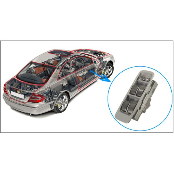 Driver Side Auto Power Window Switch Diagram , Power Window Button