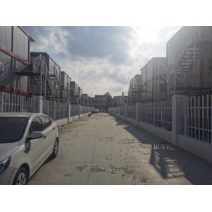 Triplex 40ft Shipping Container House , Modular Office Container House