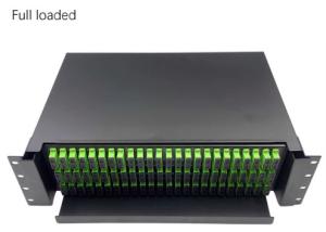 3U 19inch Full Loaded Slide Rail Rack mount patch panel