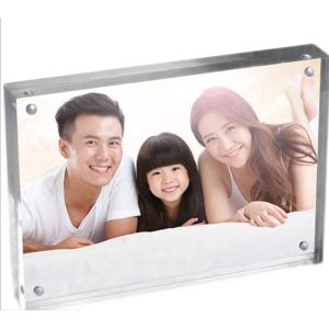 China A4 Perspex Frame Transparent Acrylic Block Photo Frame wholesale