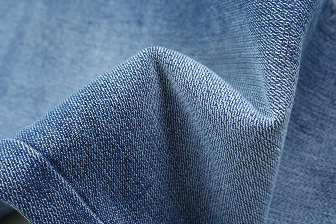Jacquard Stretch Denim 11 oncez Full Lycra Dobby Denim Fabric For Jeans