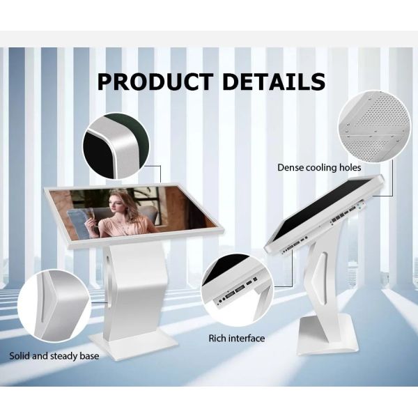 49'' Interactive Self Service Kiosk Exhibition Hall Android Windows 21.5 32 43 55''