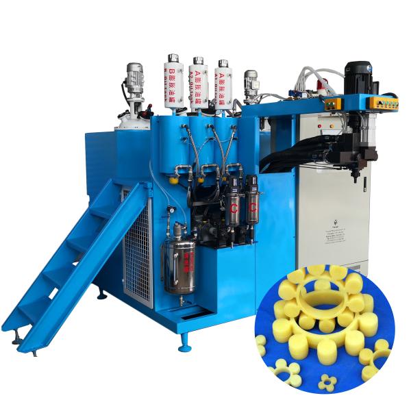 Quality Polyurethane Cushion Buffer 25kW PU Casting Machine for sale