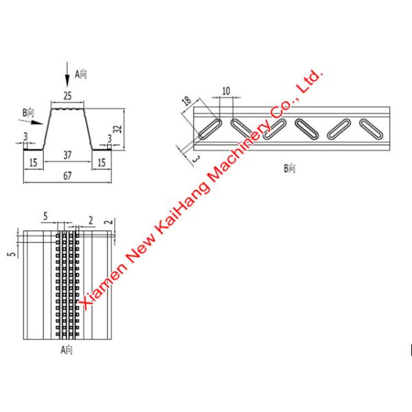High Speed Stud And Track Roll Forming Machine , Sheet Metal Roll Forming Machines