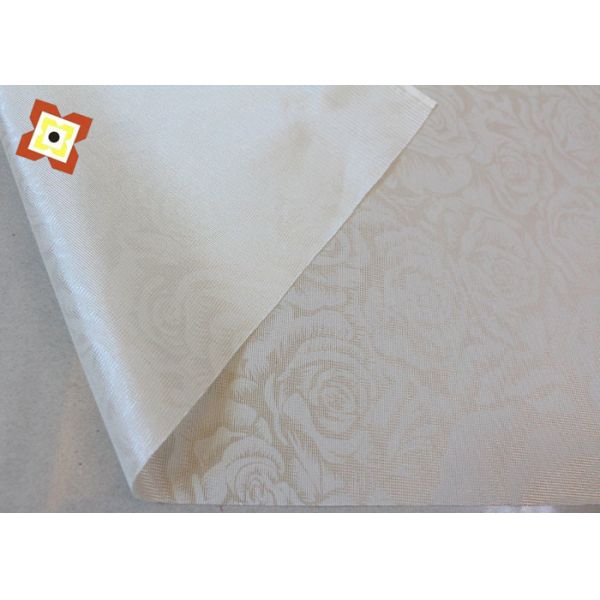 550cm Mattress Quilting Fabric Lifelike Breathable Refreshing Flowers Digital Print Eco - Friendly