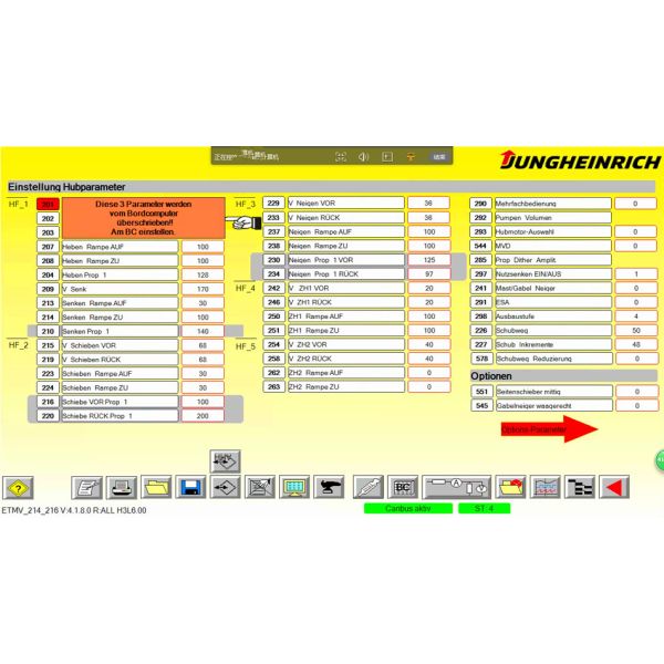 JUDIT-4 Jungheinrich Forklift Diagnostic Scanner Kit Judit Box Incado With Cables