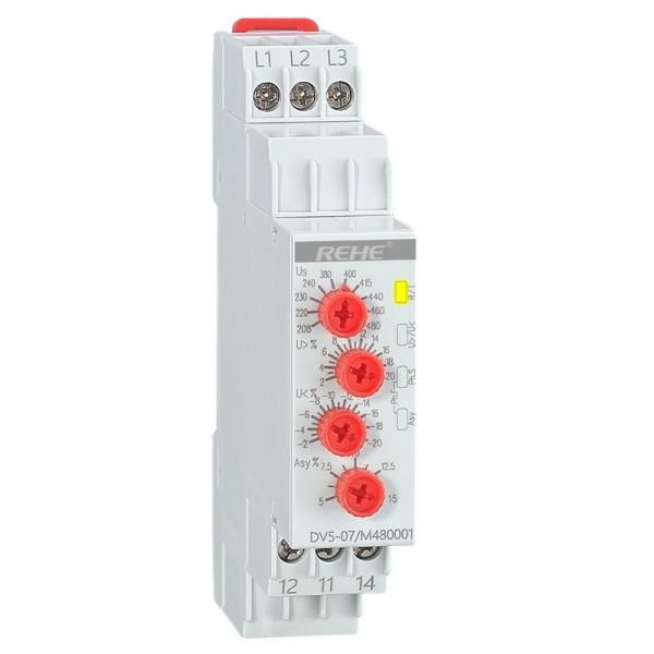 DV5-07 Phase Loss Sensor Relay 3P+N Monitoring Voltage Relay 3 Phase 3 Wires