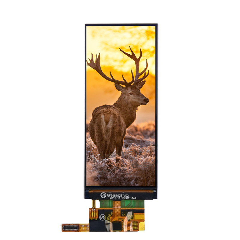 3.46 inch bar type TFT Display 340*800 Resolution MIPI 2line Interface 350c/d