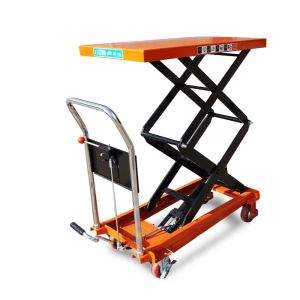 China Versatile Hydraulic Double Scissor Lift Table Manual Crank on sale China Versatile Hydraulic Double Scissor Lift Table Manual Crank on sale