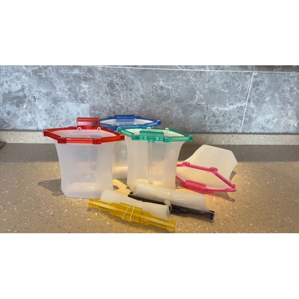 500ml 1000ml Collapsible Silicone Food Storage Bag Silicone Freezer Bags