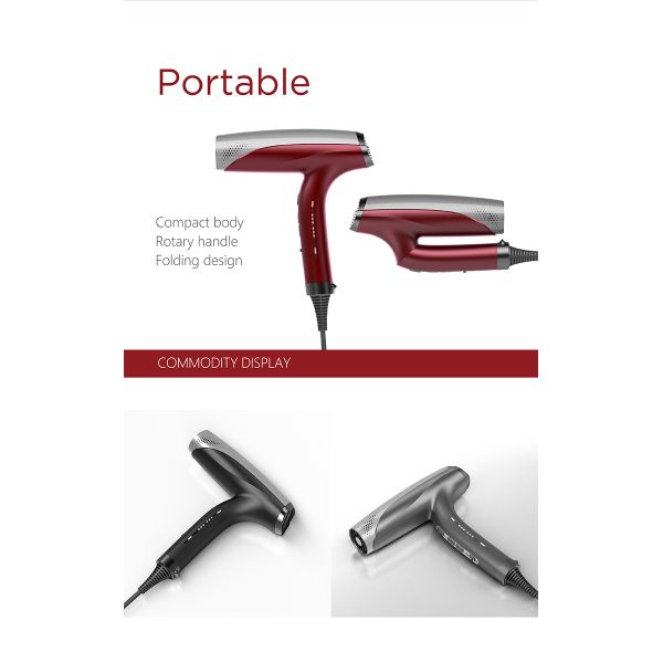 Custom Professional Hair Blow Dryer Phantom Salon With Strong Wind