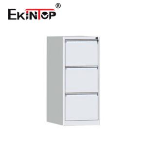 China White Steel Lockable 3 Drawer Filing Cabinet Rustproof Waterproof For Office wholesale