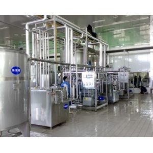 High Efficiency Dairy Processing Machinery 5TPH UHT SUS304 / 316L Material