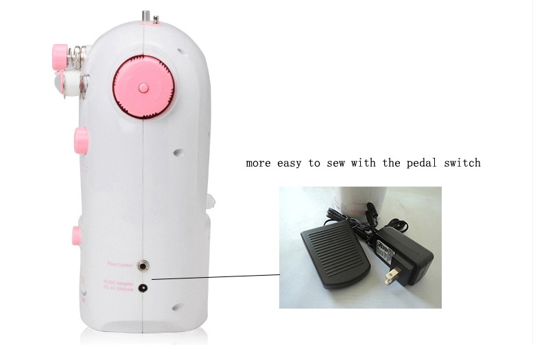Manual Feed Mechanism 6w LED Sewing Light Home Sewing Machine List for Ethiopia Market