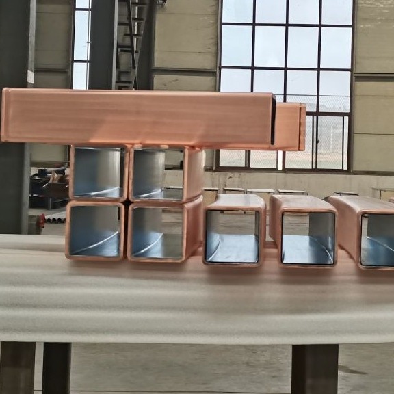 China CuCrZr Copper Mold Tube Continuous Casting 90mm Square wholesale