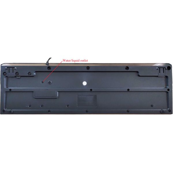 Rugged Waterproof Plastic Keyboard With 12 Function Keys And Numeric Keypad