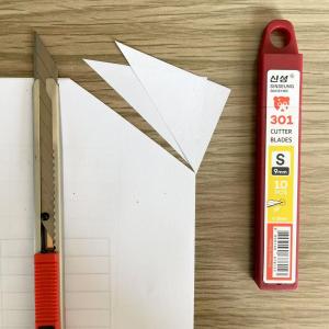 Precise Art Design Small Cutter Blade with 30° Tip Angle Degrees and Precise Cutting