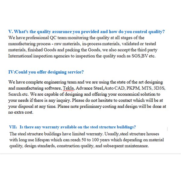 Galvanized Prefab Steel Hangar Building with Sandwich Panel Walls