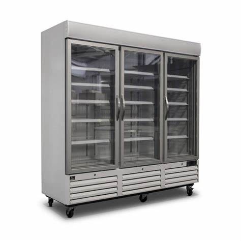China Easy Cleaning Supermarket Display Chiller , Commercial Display Freezer wholesale