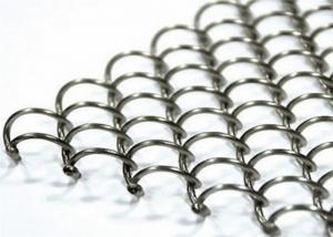 China 316 Stainless Steel Decorative Wire Mesh Screen with Diamond Shaped Hole wholesale
