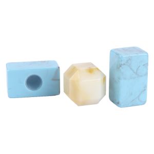 Non Spill Resin Marble Perfume Bottle Cap Custom Logo For Perfume Bottle