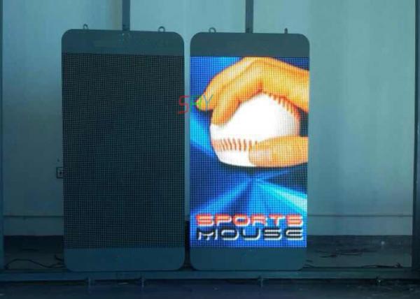55 Inch Iphone Series P6 Outdoor Advertising Led Display Video Street Lighting Pole Open Sign