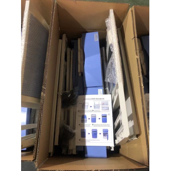 Hospital Medical Bed Side Cabinet Locker Sturdy