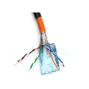 China Network Electronic Cable Sftp Cat 6 23 Awg 0.58mm Solid Copper 1000ft / Roll wholesale