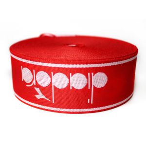 100% Polyester Nylon Jacquard Webbing For Luggage Seat Belt