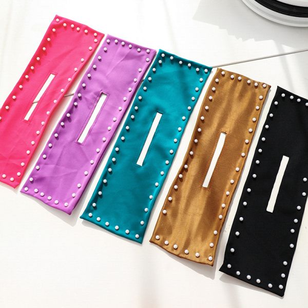 Fabric Childrens Stretchy Hair Ties Wire Bow Twist Head Curler Magic Knotted Deft Bun