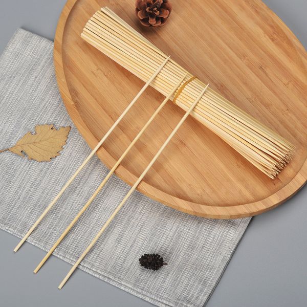 Non Stick Disposable Barbecue Bamboo Sticks Durable and Lightweight Length 12cm