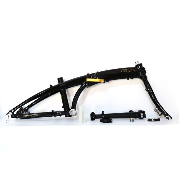 Full Shockingproof Frame Folding Bike 20" 9 Speed Crius Velocity-D Brake for Adults