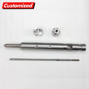 China Stainless Steel Twin Screw Extruder Barrel Customizable Screw Barrel Set wholesale