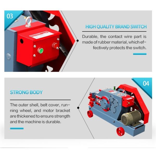 16 Mm Reinforcement Steel Rebar Cutting Machine Compact