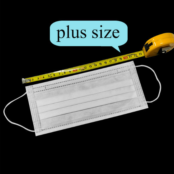 Cleanroom Non Woven 3 Ply Activated Carbon Disposable Face Mask 21*9.5cm