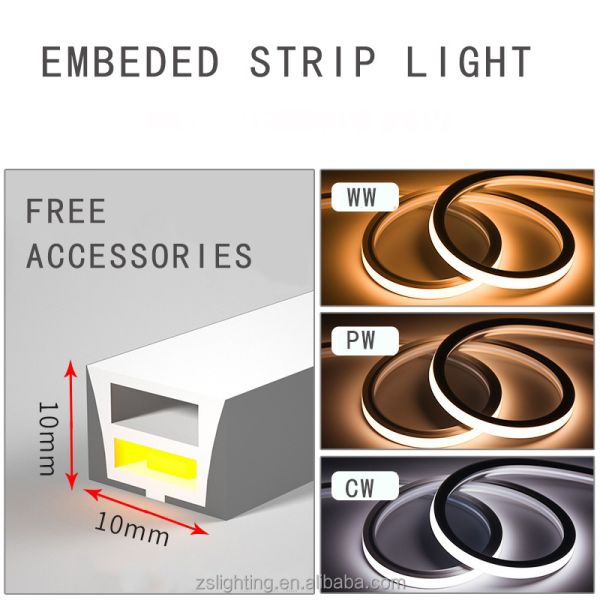 Single Glass Shelf Color RGB Flexible Waterproof Overflowing Light Lamp Silicone LED Strip Light