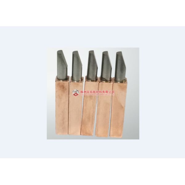 Custom Made Tungsten And Copper Alloy Join Cucrzr Spot Welding Electrode