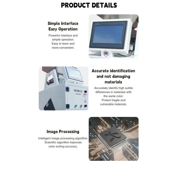 Coffee Color Sorter Corn Candy Bean Colour Selection Machine Color Sorting Machine