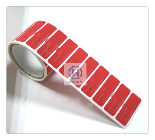 Quality Customized Sharp Magnetic Security Labels Free Sample 66mm * 22mm for sale