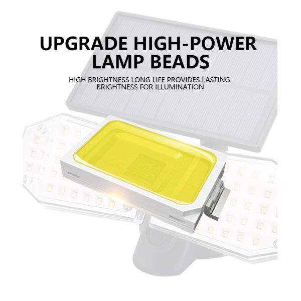 6000-6500K 20W 500LM Pir Motion Sensor Solar Security Spotlight