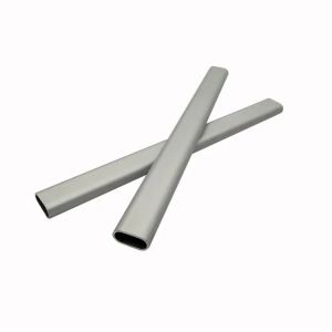 Anodized Oxidation Aluminum Alloy Tube Telescopic Flat Sided Oval Aluminum