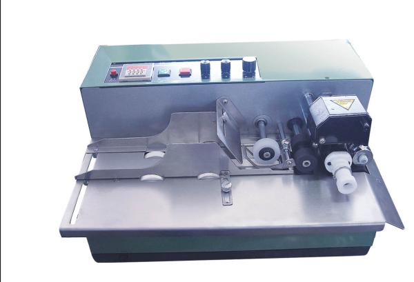 Quality High Efficiency Solid Ink Roll Automatic Coding Machine For Printing Production Date for sale