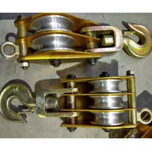 Lifting Snatch Pulley Block Hoisting Tackle Tower Erection Tools