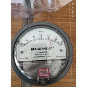China Analog Air Differential Pressure Gauge -60 - 60pa wholesale