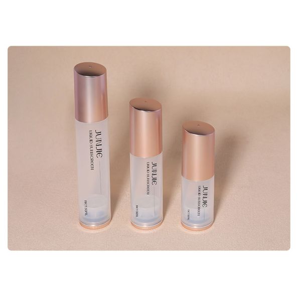 Matte PP Airless Bottle Sealing Type Lotion Airless Pump Bottle 15ml 30ml 50ml Custom