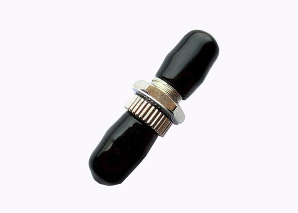 Quality Singlemode Metal ST TO ST Adapter Simplex Optical Fiber Coupler for sale