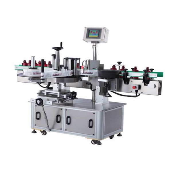 Ordinary Whiskey Round Bottle Sticker Labeling Machine For Beverage Factory / Home