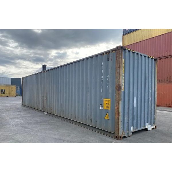 40ft Dry Container at Corten Steel Certified CSC Used Containers with Internal Dimensions of 12032 x 2352 x 2695 mm