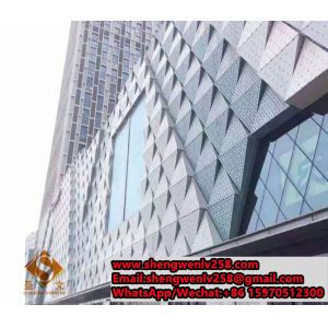 Building Materials Suspended Ceiling PVDF Coated Expanded Aluminium Mesh Panel